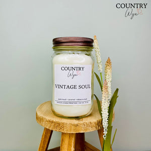Vintage Soul Candle - 16oz Mason Jar