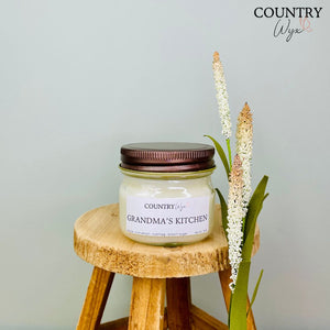 Grandma's Kitchen Candle - 4oz Mason Jar