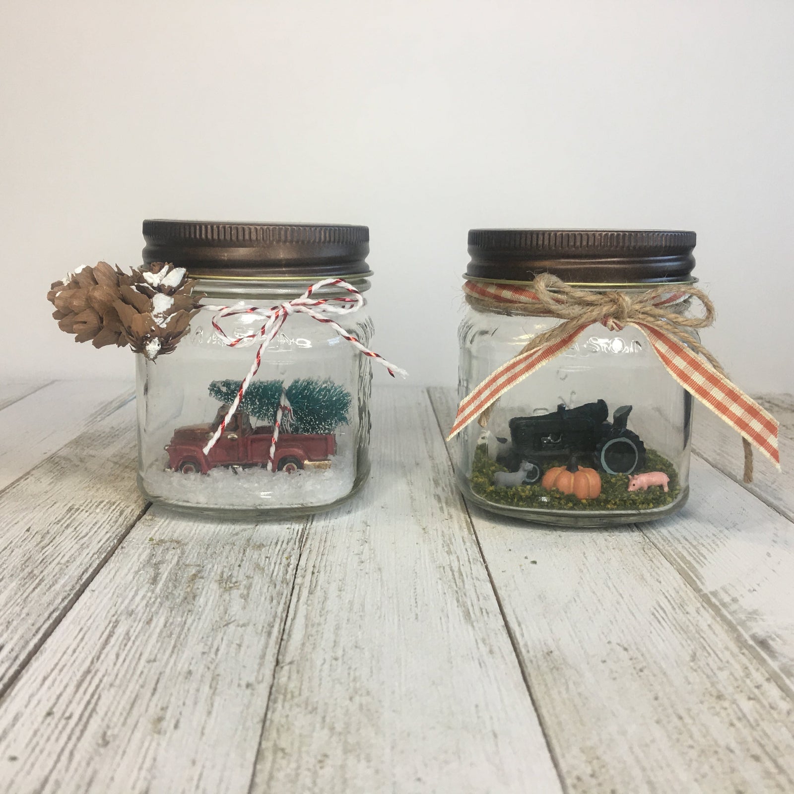 DIY - Mason Jar Snow Globes