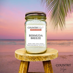 Bermuda Breeze Candle - 16oz Mason Jar - Special Edition