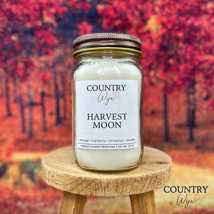 Harvest Moon Candle - 16oz Mason Jar