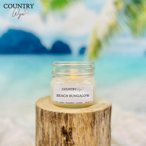 Beach Bungalow Candle - 4oz Mason Jar