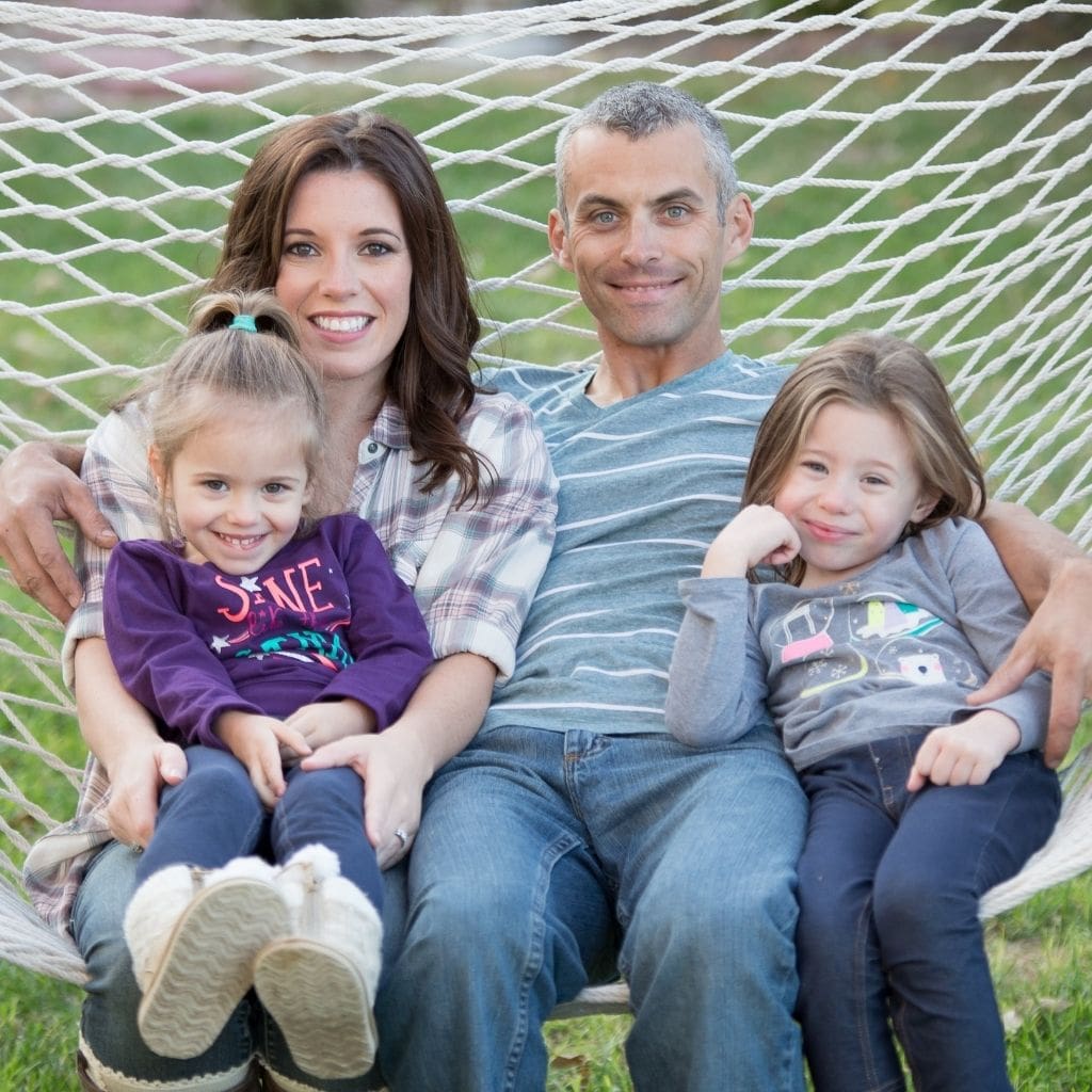 The Family Behind Country Wyx - Chris and Allison Caddy with daughters