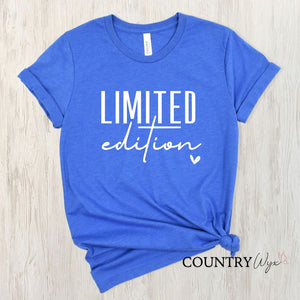 Limited Edition T-Shirt - Heather Royal Blue (Unisex)