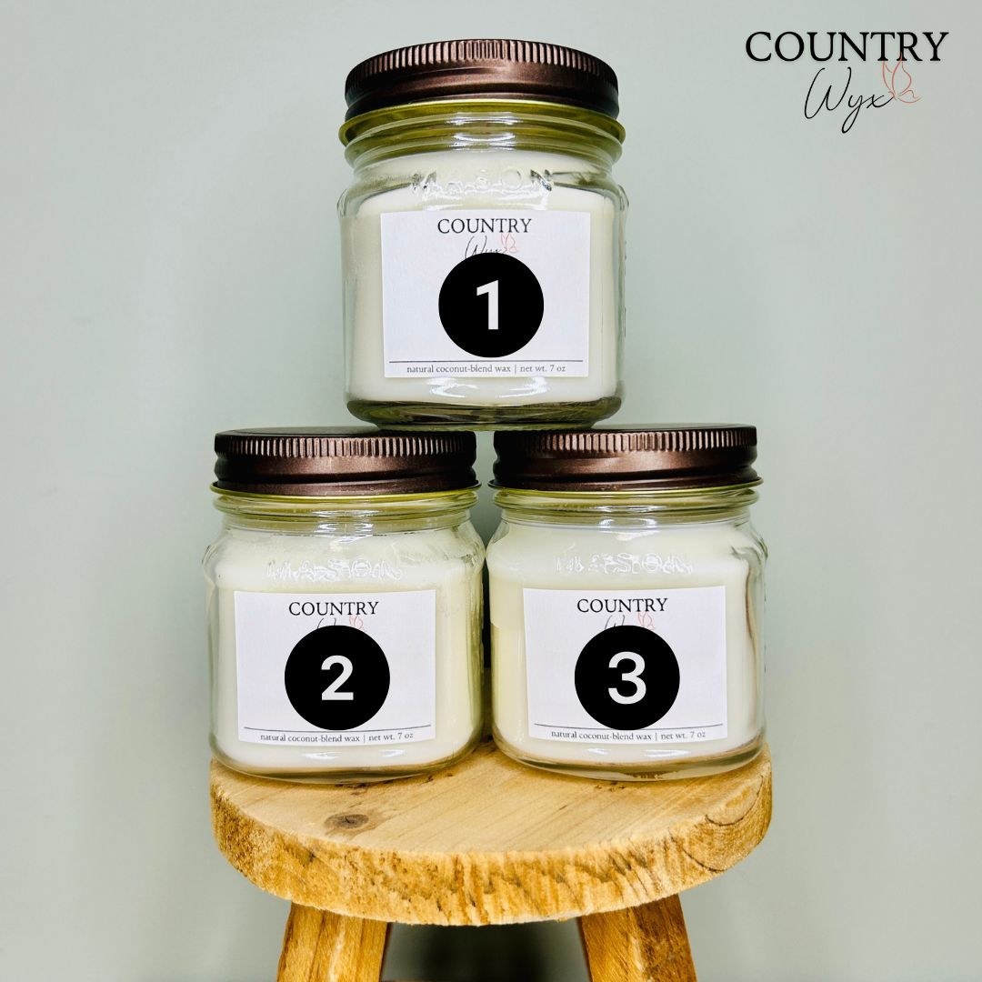 Build Your Candle Bundle - three 8oz candles