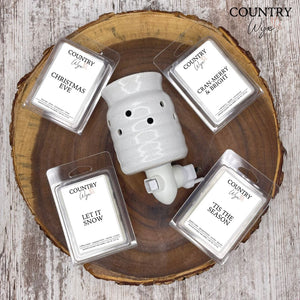 Country Wyx - Wax Melt Gift Box with Linen Wax Warmer