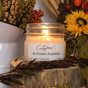 4oz Country Wyx Candle Autumn Flannel