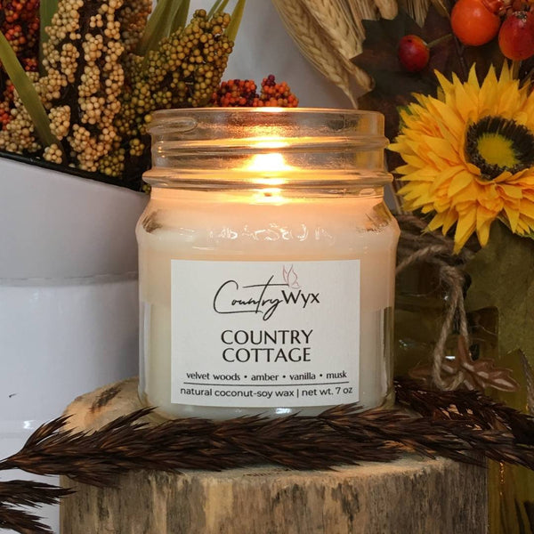 Country Wyx Grandma's Kitchen: Mason Jar Scented Candle