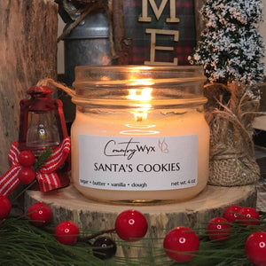 Country Wyx 4oz Candle - Santa's Cookies