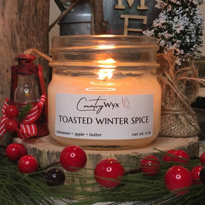 Country Wyx 4oz Candle - Toasted Winter Spice