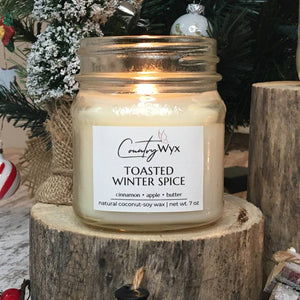 Country Wyx 8oz Candle - Toasted Winter Spice