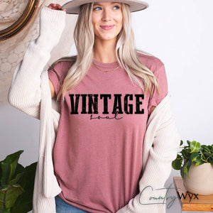 Country Wyx Vintage Soul T-Shirt - Heather Mauve (Unisex)